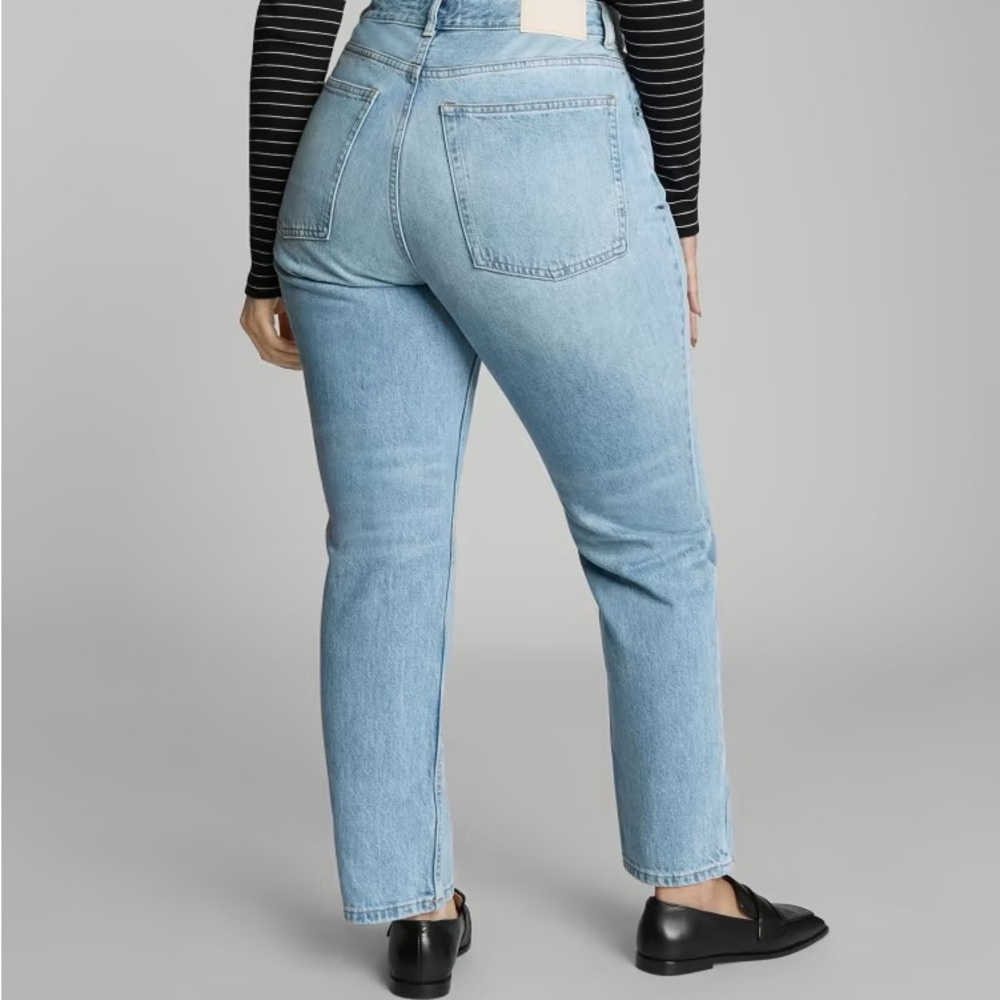 Everlane Curvy 90s Cheeky Straight Jean Size 33 Crop
